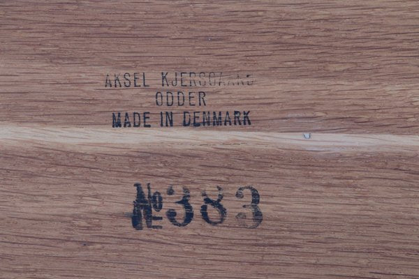 Danish Oak Bedside Table or Side Table by Kai Kristiansen for Aksel Kjerggaard-EZZ-1150916