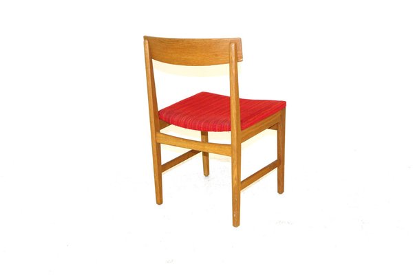 Danish Oak Chairs, 1960s, Set of 4-GEK-1094693