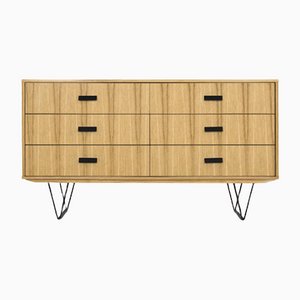 Danish Oak Chest of Drawers-VND-1081505