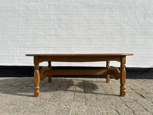 Danish Oak Coffee Table with Ceramics-OYZ-1705290