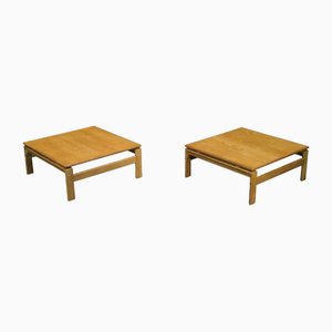 Danish Oak Coffee Tables from Komfort, 1960s, Set of 2-ZZH-1732014