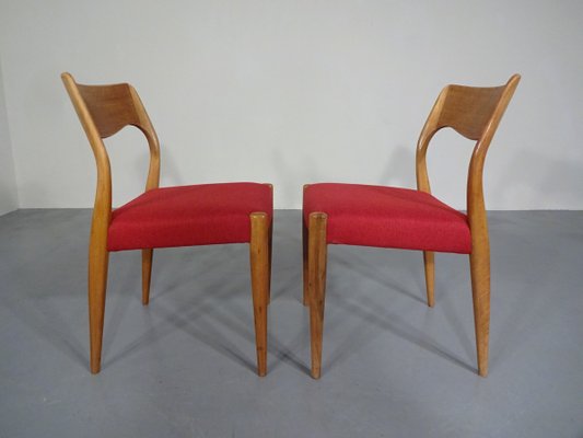 Danish Oak Dining Chairs, 1960s, Set of 2-RDW-614399