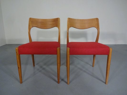 Danish Oak Dining Chairs, 1960s, Set of 2-RDW-614399