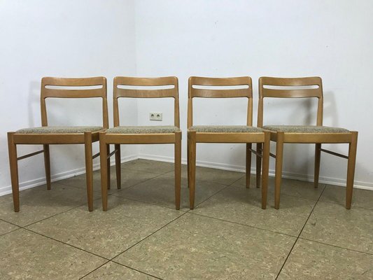 Danish Oak Dining Chairs by H.W Small for Bramin, Set of 4-EJL-1073382