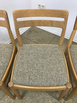 Danish Oak Dining Chairs by H.W Small for Bramin, Set of 4-EJL-1073382