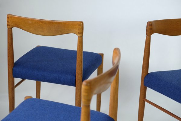 Danish Oak Dining Chairs by Henry Walter Klein for Bramin, 1960s, Set of 6-ETX-1341961