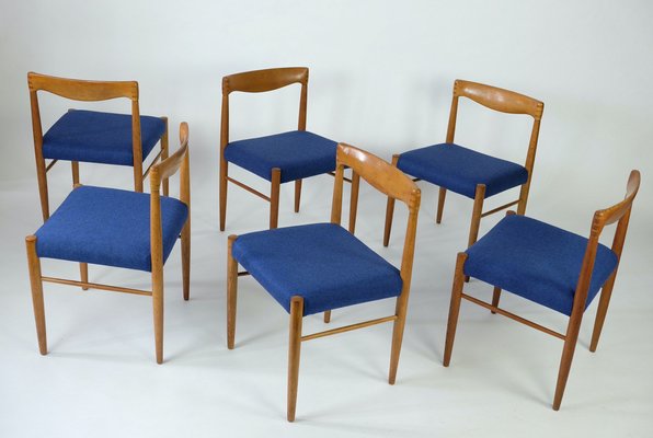 Danish Oak Dining Chairs by Henry Walter Klein for Bramin, 1960s, Set of 6-ETX-1341961