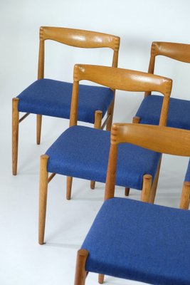 Danish Oak Dining Chairs by Henry Walter Klein for Bramin, 1960s, Set of 6-ETX-1341961