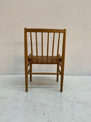 Danish Oak Dining Chairs by Jørgen Bækmark for FDB, 1950s, Set of 6-QVY-1751845