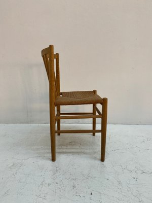 Danish Oak Dining Chairs by Jørgen Bækmark for FDB, 1950s, Set of 6-QVY-1751845