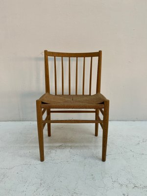 Danish Oak Dining Chairs by Jørgen Bækmark for FDB, 1950s, Set of 6-QVY-1751845