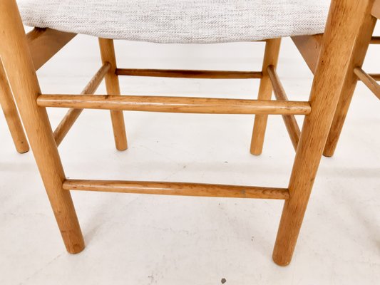 Danish Oak Dining Chairs in the Style of Børge Mogensen, 1960s, Set of 4-ZO-614558