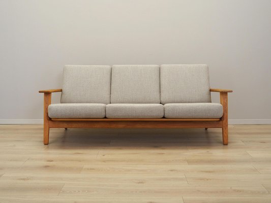 Danish Oak Sofa by Hans J. Wegner for Getama, 1960s-VND-1801142