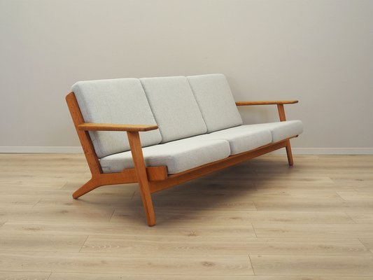 Danish Oak Sofa by Hans J. Wegner for Getama, 1960s-VND-1801157