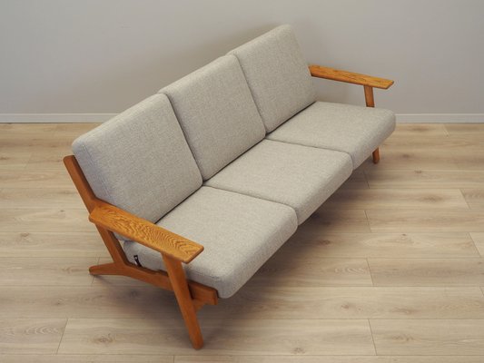 Danish Oak Sofa by Hans J. Wegner for Getama, 1960s-VND-1801142