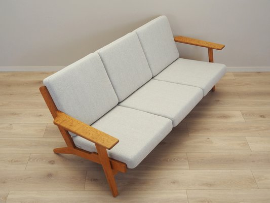 Danish Oak Sofa by Hans J. Wegner for Getama, 1960s-VND-1801157