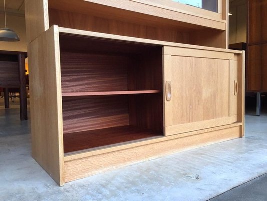 Danish Oak & Teak Bookshelf, 1960s-WSA-831374