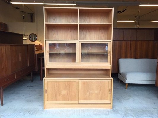 Danish Oak & Teak Bookshelf, 1960s-WSA-831374