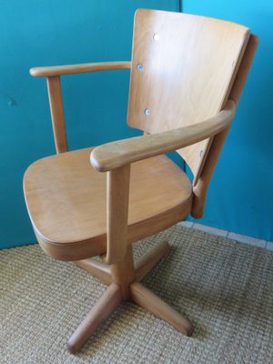 Danish Office Swivel Chair by Magnus Stephensen for Fritz Hansen, 1940s-AC-906450