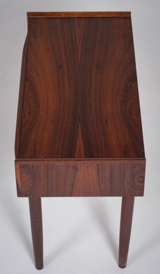 Danish One Drawer Bedside Table in Rosewood, 1960s-ZGQ-1378711