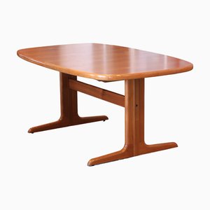 Danish Oval Dining Table in Teak from Skovby Møbelfabrik, 1960s, Set of 3-BPJ-1706441