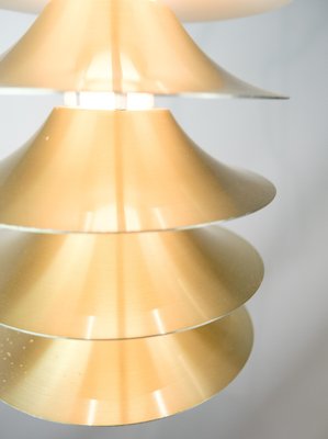 Danish Pendant Lamp in Aluminium, 1970s-UY-1446575