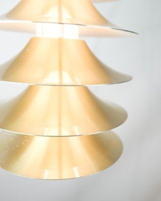 Danish Pendant Lamp in Aluminium, 1970s-UY-1446575