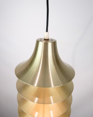 Danish Pendant Lamp in Aluminium, 1970s-UY-1446575