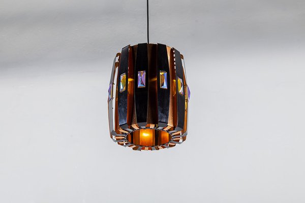 Danish Pendant Light by Werner Schou for Coronell, 1960s-QVY-1798835