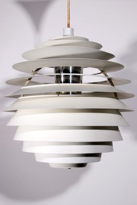 Danish PH Louvre Hanging Lamp by Louis Poulsen, 1960s-EZZ-1155624