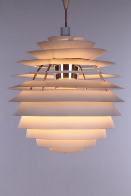 Danish PH Louvre Hanging Lamp by Louis Poulsen, 1960s-EZZ-1155624