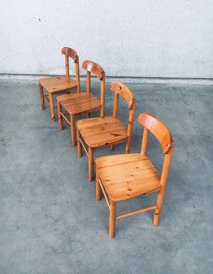 Danish Pine Chairs, 1975, Set of 4-RQV-1316842