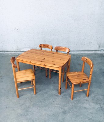 Danish Pine Chairs, 1975, Set of 4-RQV-1316842