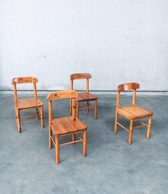 Danish Pine Chairs, 1975, Set of 4-RQV-1316842