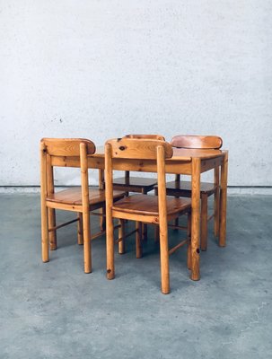 Danish Pine Chairs, 1975, Set of 4-RQV-1316842