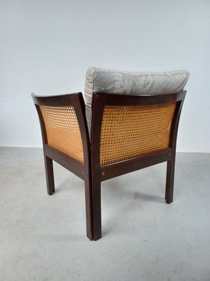 Danish Plexus Easy Chairs in Mahogany by Illum Vikkelso for CFC Silkeborg, 1960s, Set of 2-VVO-1974235