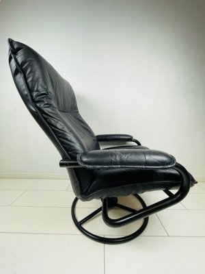 Danish Postmodern Leather Lounge Chair from Kebe, 1980s-WQJ-1115860