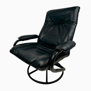 Danish Postmodern Leather Lounge Chair from Kebe, 1980s-WQJ-1115860