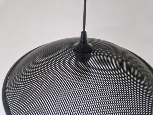 Danish Postmodern Perforated Metal Hanging Lamp, 1980s-DGW-2034496