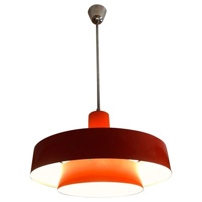 Danish Red Equator Lamp by Jo Hammerborg, 1968-BAF-763541