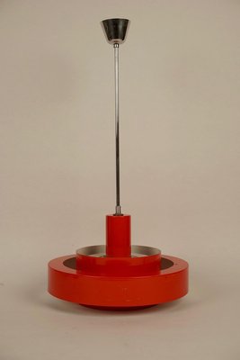 Danish Red Equator Lamp by Jo Hammerborg, 1968-BAF-763541