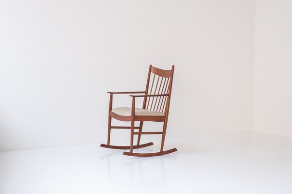 Danish Rocking Chair by Helge Sibast for Sibast, 1960s-VWQ-1794270