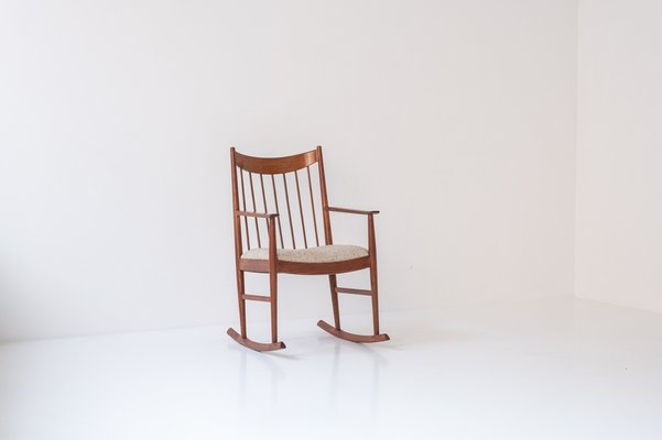 Danish Rocking Chair by Helge Sibast for Sibast, 1960s-VWQ-1794270