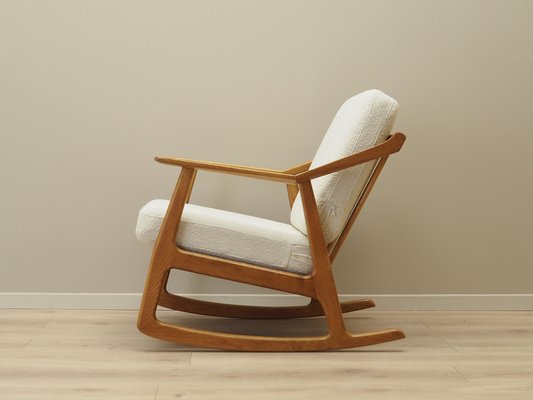 Danish Rocking Chair in Oak by H. Brockmann Petersen for Randers Furniture Factory, 1960s-VND-1259186