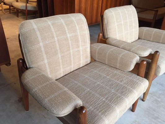 Danish Rosewood and Teak Armchair, 1960s-WSA-831249