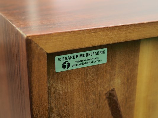 Danish Rosewood Bookcase by Ib Kofod Larsen for Faarup Møbelfabrik, 1970s-VND-2015978