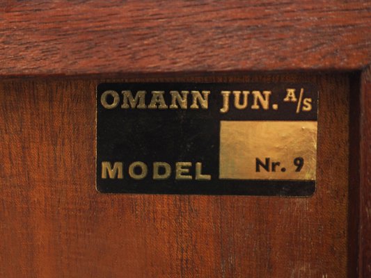 Danish Rosewood Bookcase from Omann Jun, 1970s-VND-2015948