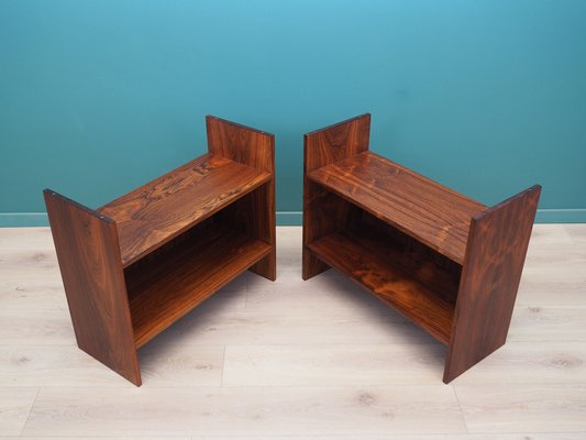 Danish Rosewood Bookcases, 1970s, Set of 2-VND-1784357