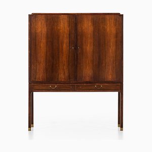 Danish Rosewood Cabinet by Ole Wanscher for A.J. Iversen, 1940s-SC-593312