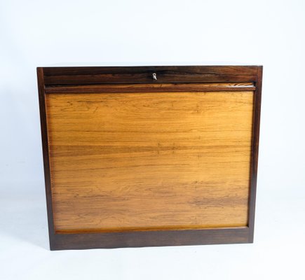 Danish Rosewood Cabinet with Pull-Up Door, 1960s-UY-1425724